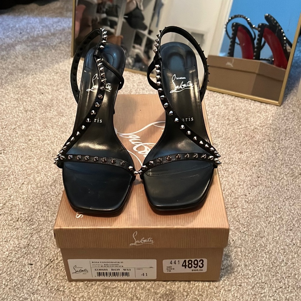 Christian Louboutin’s original, Rosa Condorapik sandal